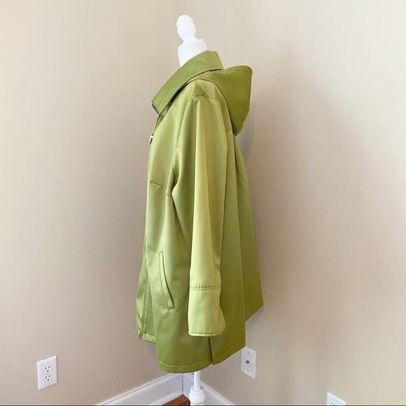 Dennis Basso Green Zip Hooded Jacket - 2X - Picture 3 of 15